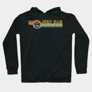 Jeep Dad Vintage Jeep Retro Jeep Sunset Jeep Jeeps Lover Papa Jeep Hoodie